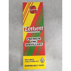 Zerbert Disposable Vape 1g | Backpack Boyz